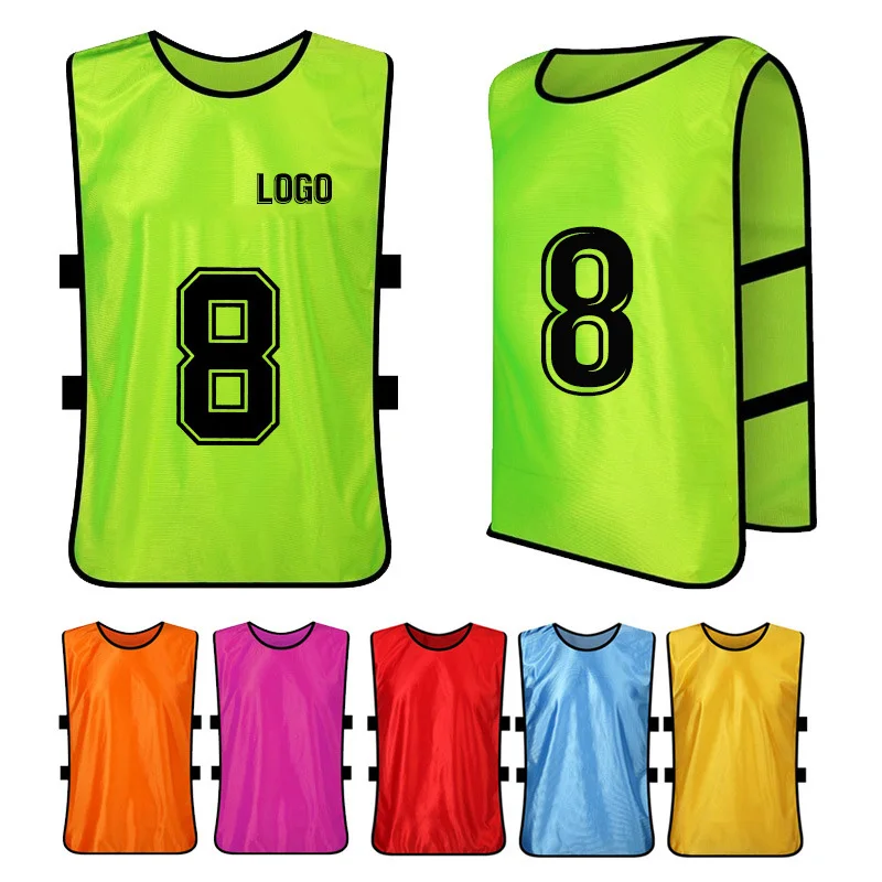 Wholesale Logo Custom Football Training Vest Soccer Bib Sport Pinnies