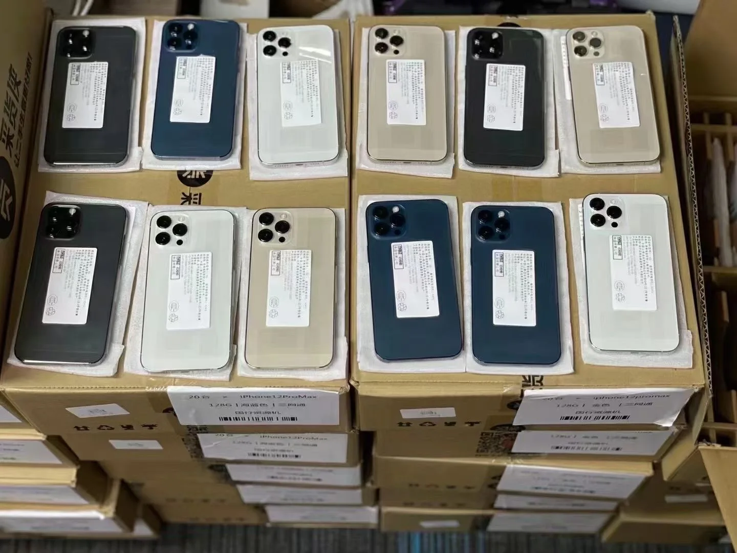 Used Unlocked Best Grade A+ 64G 128G 256G 512G CellPhone Phone For IPhone12 IPhone 12 Mini Pro / Pro Max