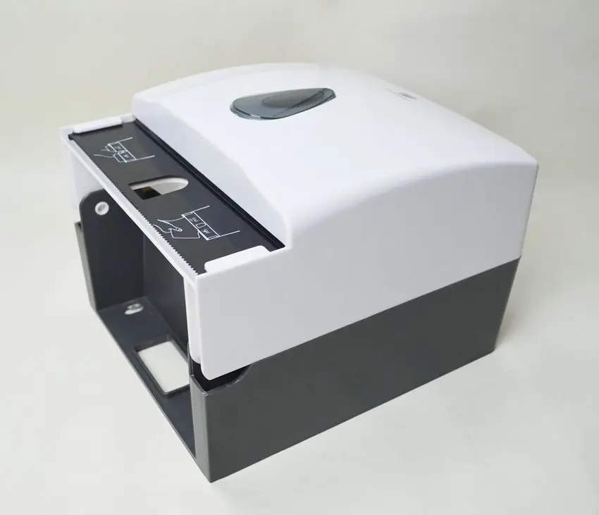 Wall mounted ABS plastic white black V fold large capacity square jumbo paper towel dispenser