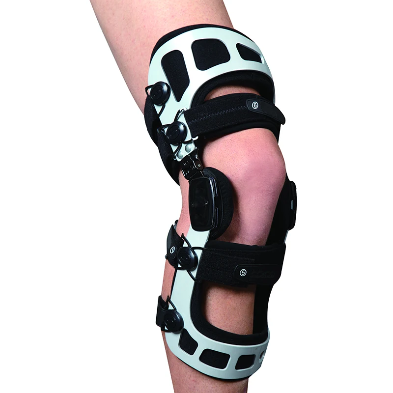 OL-KN038 высококачественный коленный бандаж для остеоартрита, двойной коленный бандаж