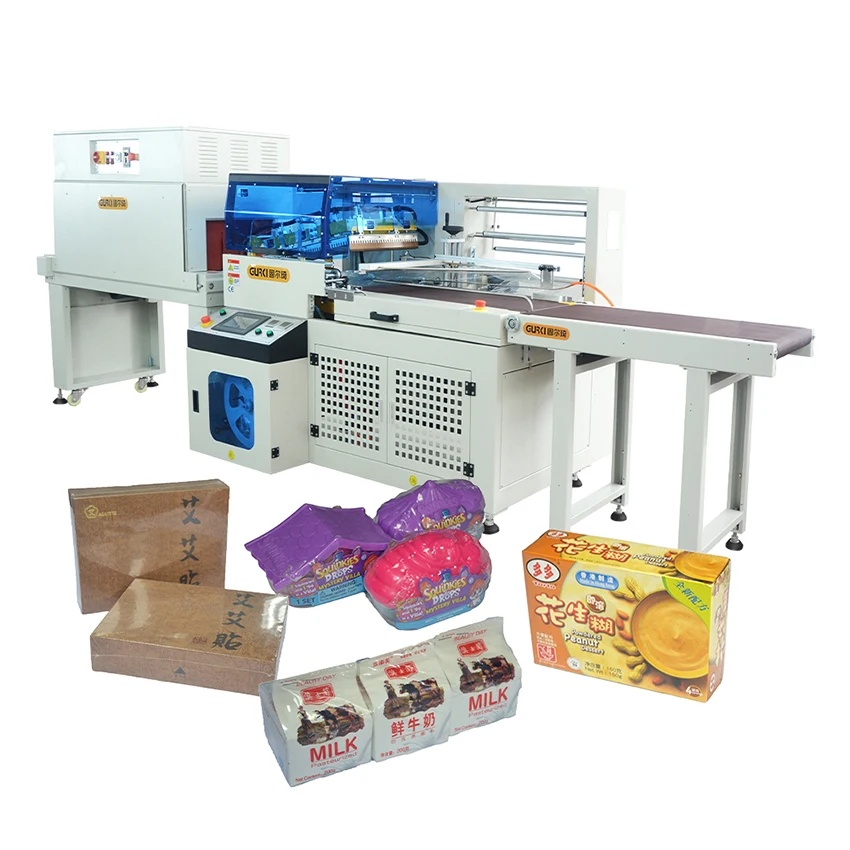 Automatic Small Box Sealing And Heat Wrapping Shrinking Machine