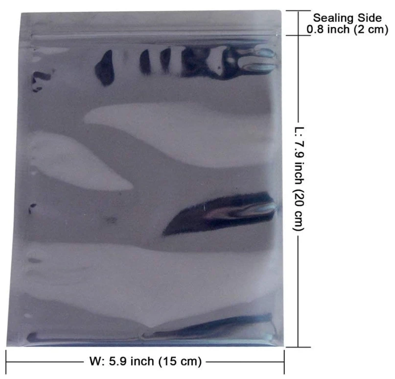 Custom Anti static Translucent Mylar Seal ESD Electrostatic Discharge Protective PCB Anti-Static Shielding Antistatic ESD Bag