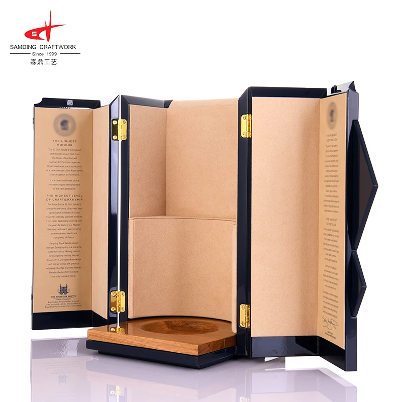 Hot selling 2022 sublimation glossy lacquer timber blank mdf luxury wine wooden storage gift box