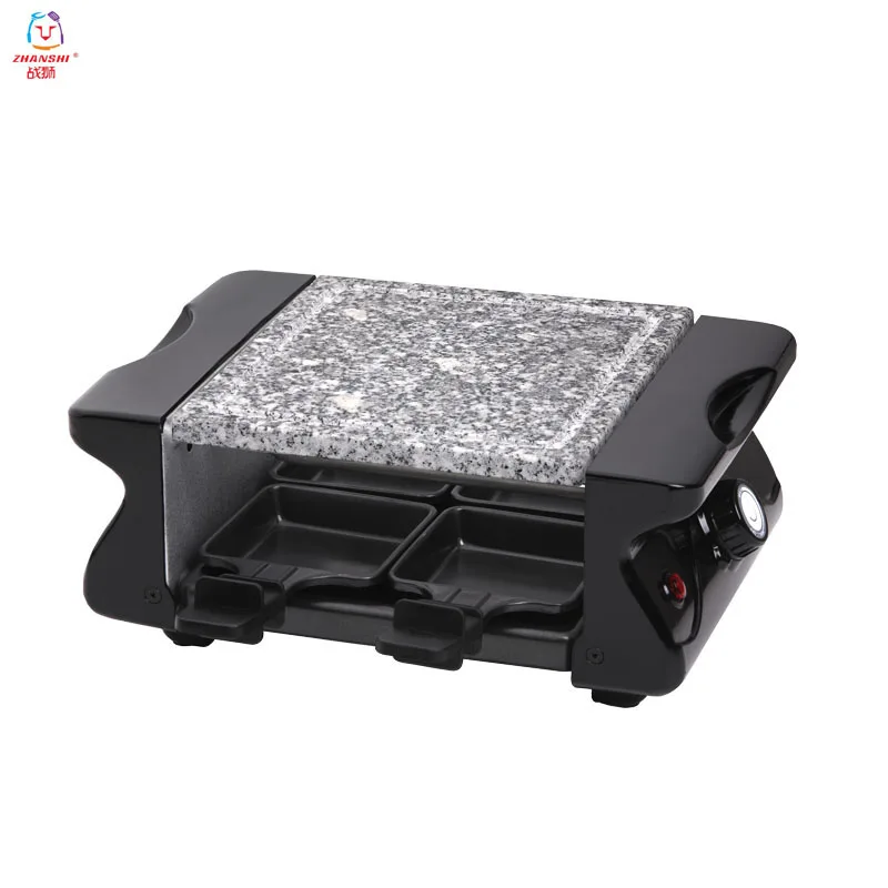 Electric baking grill tabletop Smokeless Korean Full Stone Plate Barbecue Machine Commercial Electric bbq grill