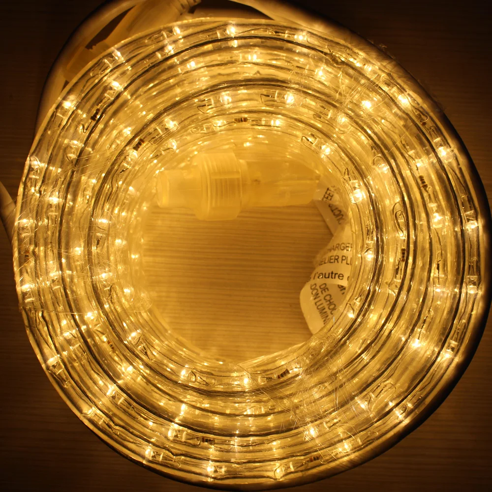 LED rope light merry Christmas strip light 36led/m 18ft 7.2w/m color changeable for home decoration China manufacture