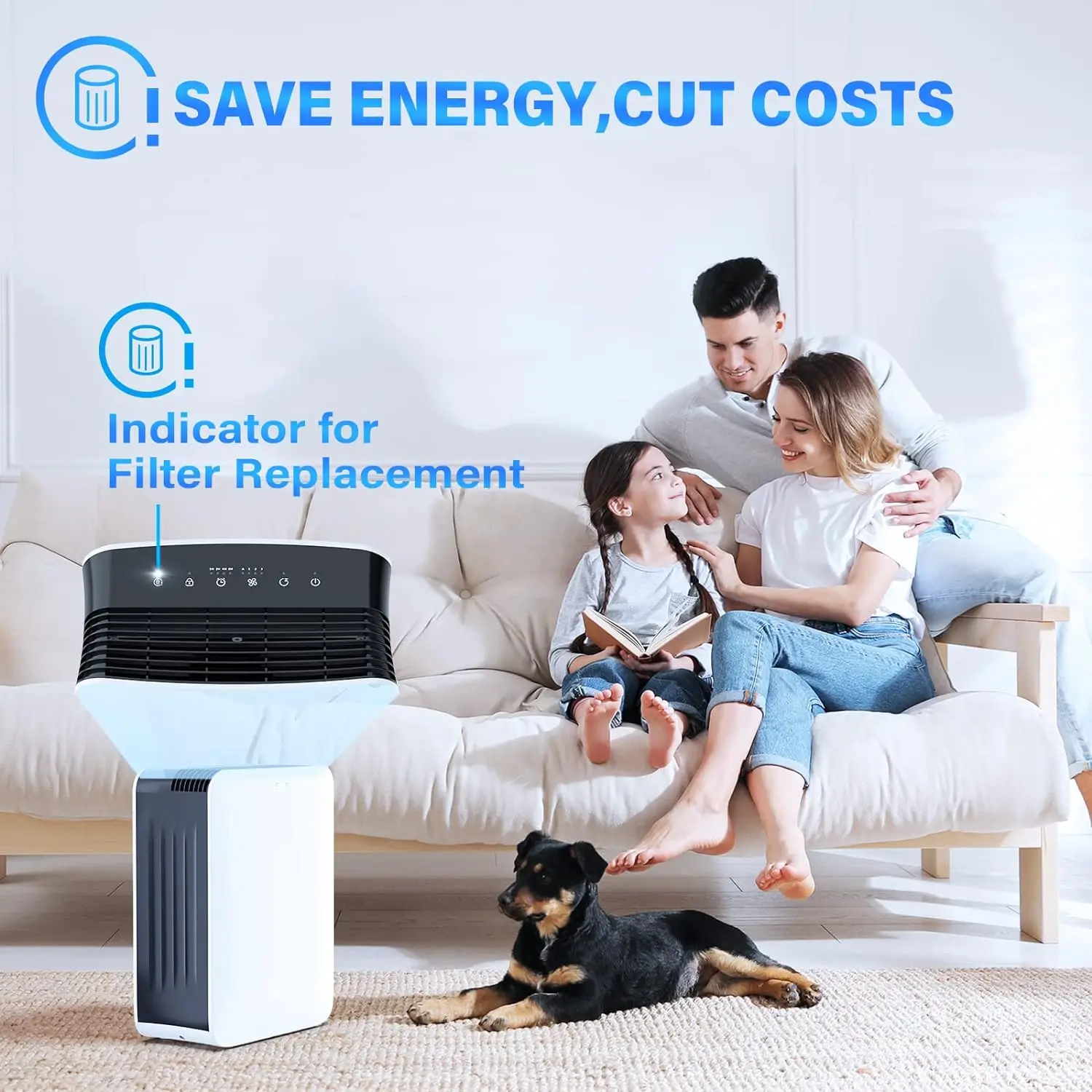 Household Air Purifier Hepa Filter Carbon Filter Wholesale Price Portable Air Purifier for Home