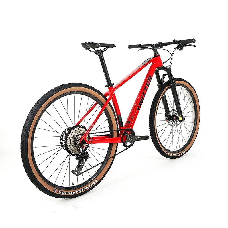 TWITTER Warrior unisex mountain bike custom brand 27.5/29 er mtb carbon fiber disc mountain bicycle
