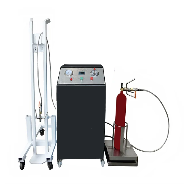 Carbon dioxide fire extinguisher charging equipment