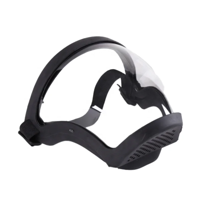 DAIERTA direct sale anti spatter pc face shield anti smoke face shields transparent