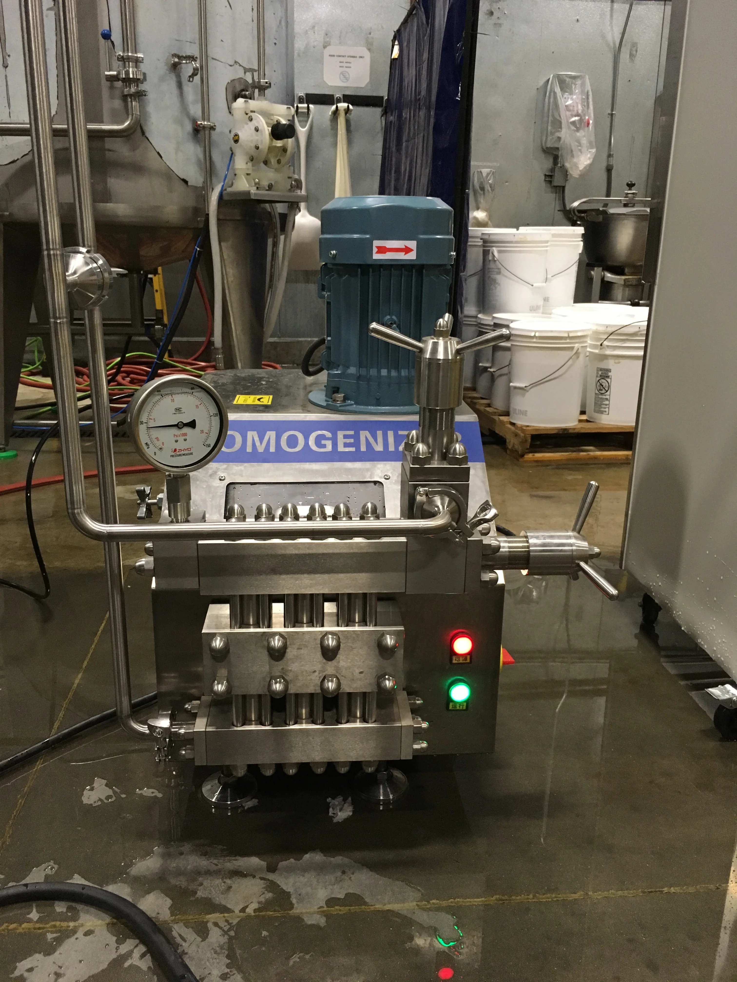  Small experimental milk / juice coffee beer sterilizer UHT ultra-high temperature tube