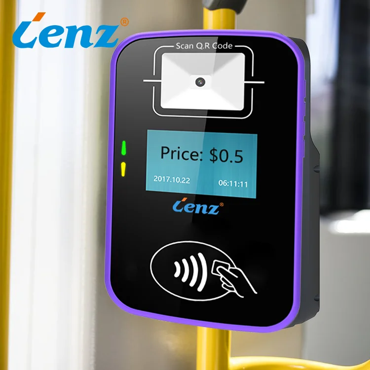 EMV bus validator for smart card payment 3g 4g gps qr code nfc mobile payment linux bus card validator