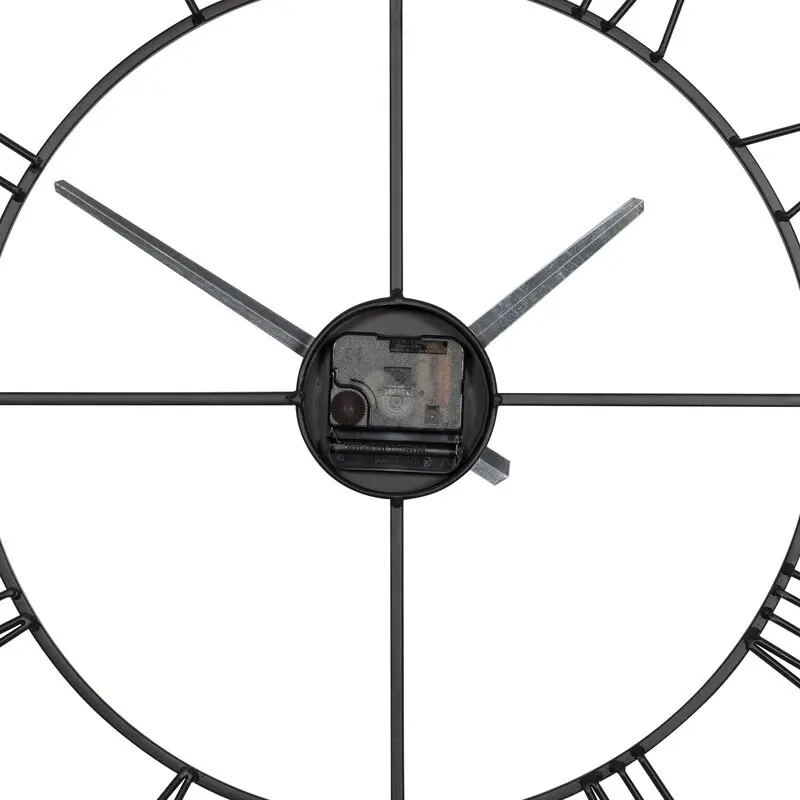 SWT Hot Sale Large Vintage Metal Silent Living Room Art Taiwan Quartz Decorative Wall Clock