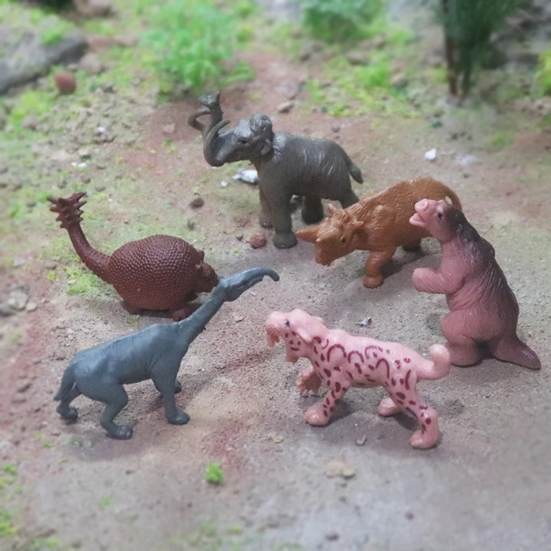 Oenux Wholesale PVC Miniature Prehistoric Animal Model Original Life Action Figures Theme Figurines Kids Educational Toys