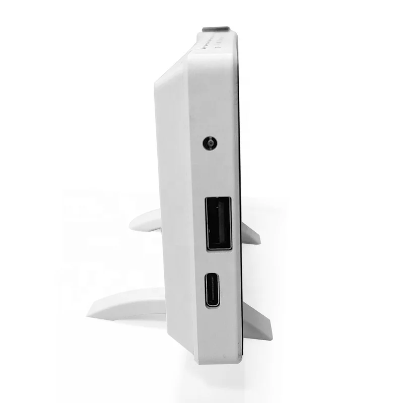 2022 New Digital Projection Desk Table Clock With Radio Projector Display Phone Charger Desktop alarm clock projection function