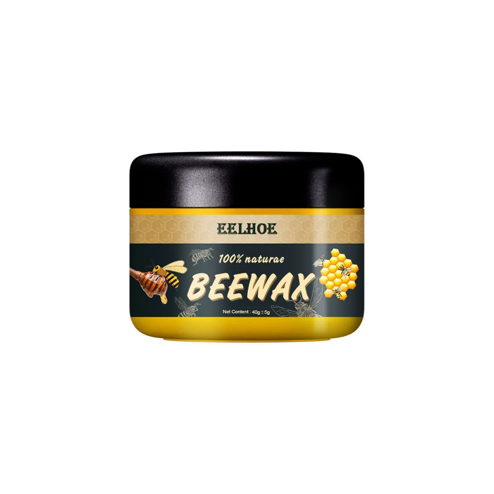 Natural Beeswax Furniture Care Waterproof Polishing Wax for Brightening & Wear Resistance Wood Floor Care