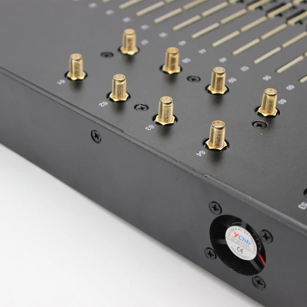 WCDMA 3G 64 Ports 256 Sim Slots SMPP HTTP Sms Gateway Send  Receive Verify Short Code Machine