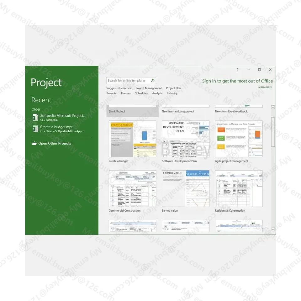 project 2019 professional PC genuine digital license key send by email project 2019 pro 2019 project pro