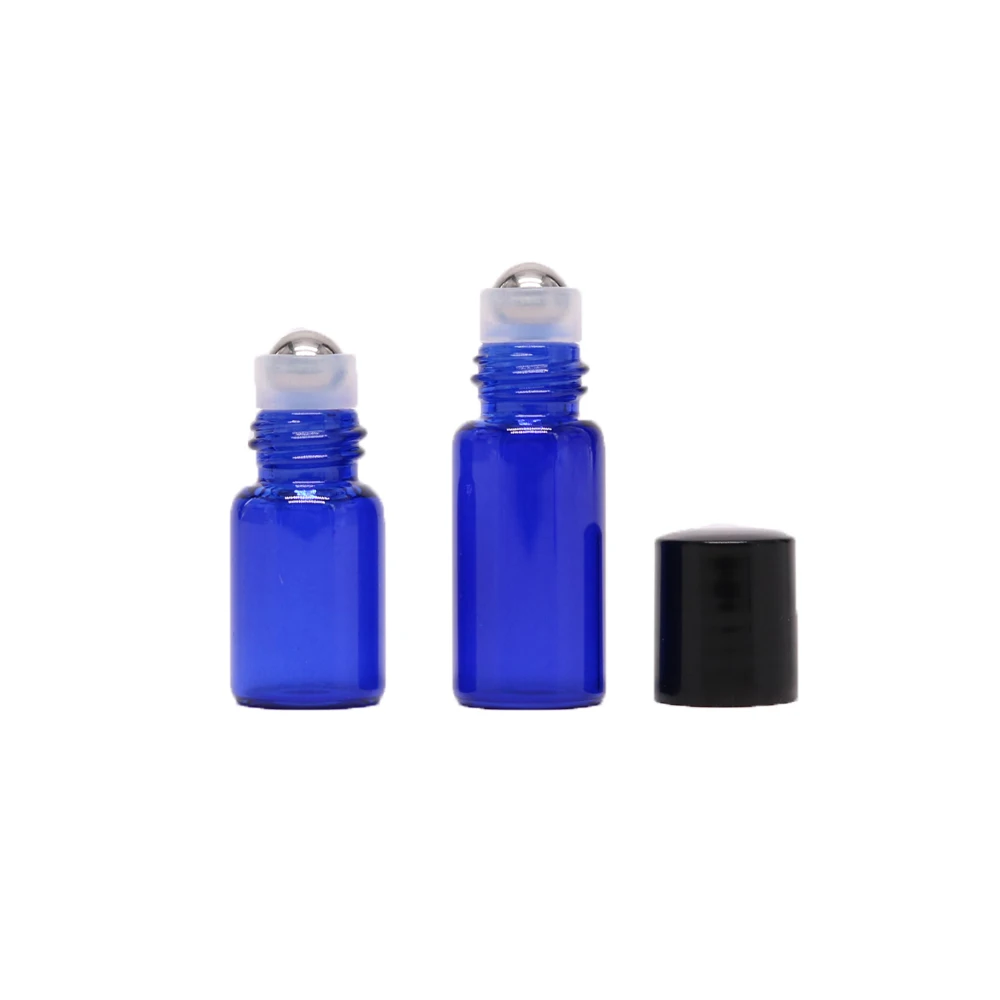 Mini Sample Essential Oil Perfume 1ml 2ml 3ml 5ml 10ml Purple Glass Roller Bottle