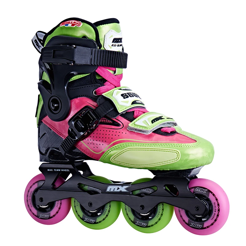 Hot Cheap China Made High Hard Shell Hardness Four Land Wheels Slalom Roller Blank Color Rental Ladies Inline Skates