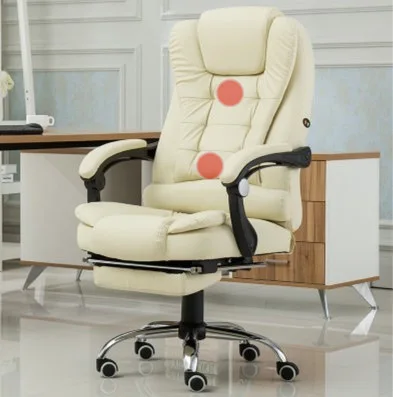 Dropship Adjustable High Quality Leather Latest Massage black Executive Swivel Rotatable CEO Office Boss Chair