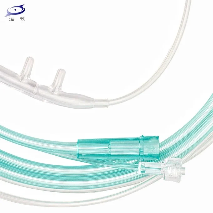 Disposable Medical O2/ CO2 Nasal Oxygen Cannula