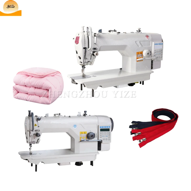 Single Needle Flat Leather Zigzag Bag Sewing Tread Machine Industrial Quilt Cloths Tape Edge Trimming for Shoes
