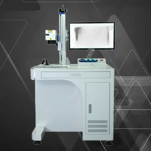 Hot Sale Long Service Life 30w 50w Desktop Type Laser Marking Machine For Metal And Non-Metal
