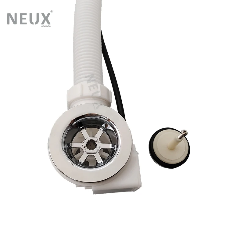 Wholesale Chrome Hair Catcher Flexible Pop Up Plastic Bathtub Drain With Overflow
