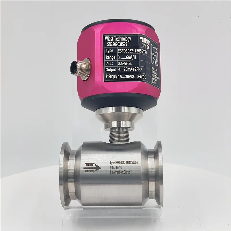 Flange and  thread turbine flowmeter for Industrial Argon Regulator