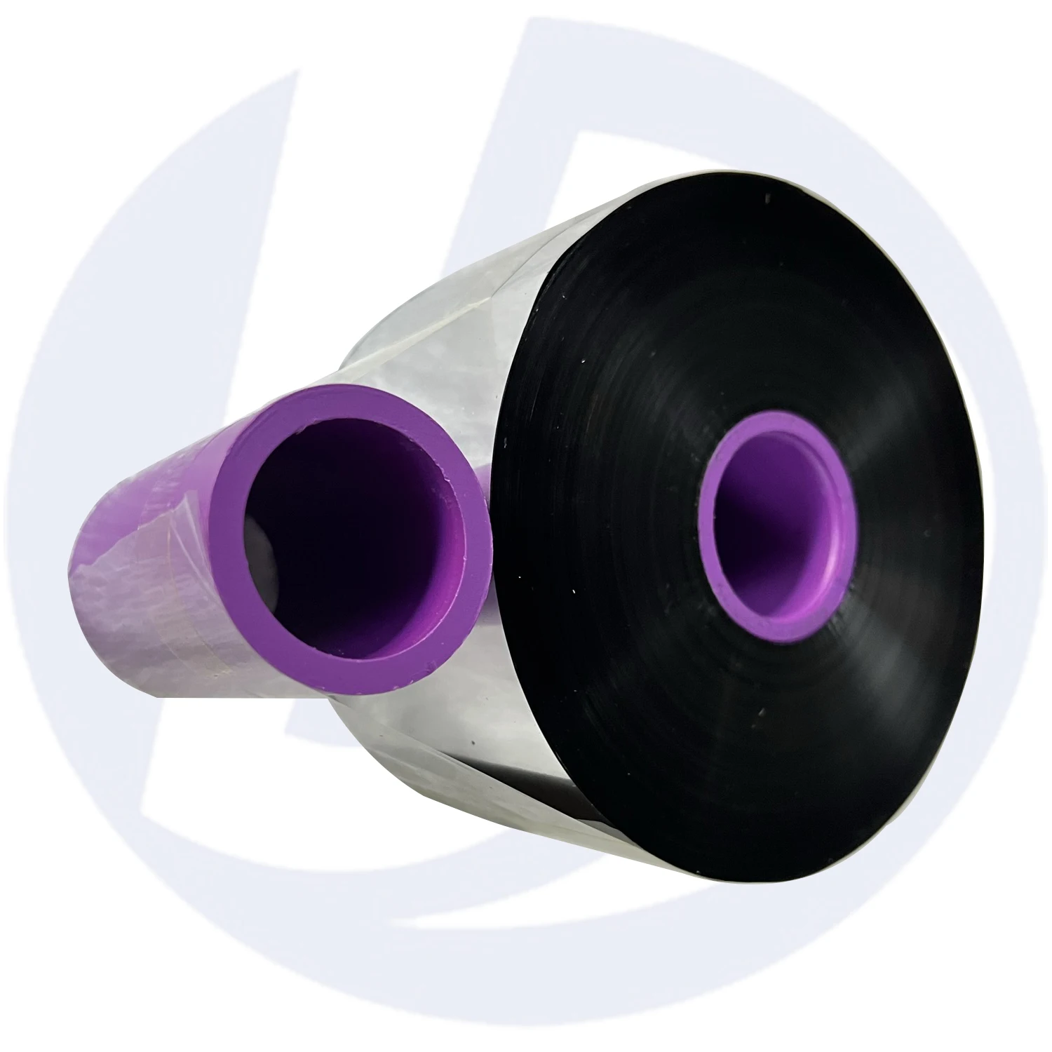 33mm*450m TTO ribbon black red white blue Color wax resin Thermal Transfer Barcode Ribbon With Plastic Core