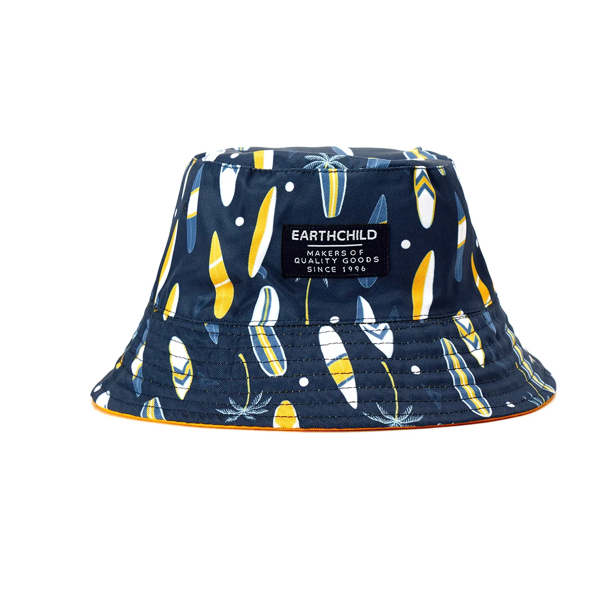 Outdoor Packable Cotton Printed Double Side Fisherman Hats Summer Beach Sun Reversible Bucket Hat For Kids