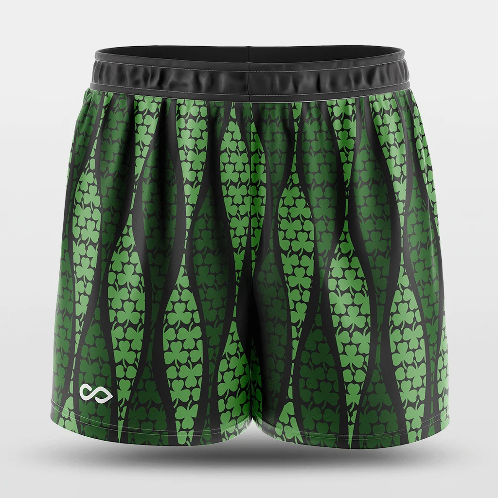 2022 Wholesale Custom Celtics Youth Half Length Green Training Basketball Shorts