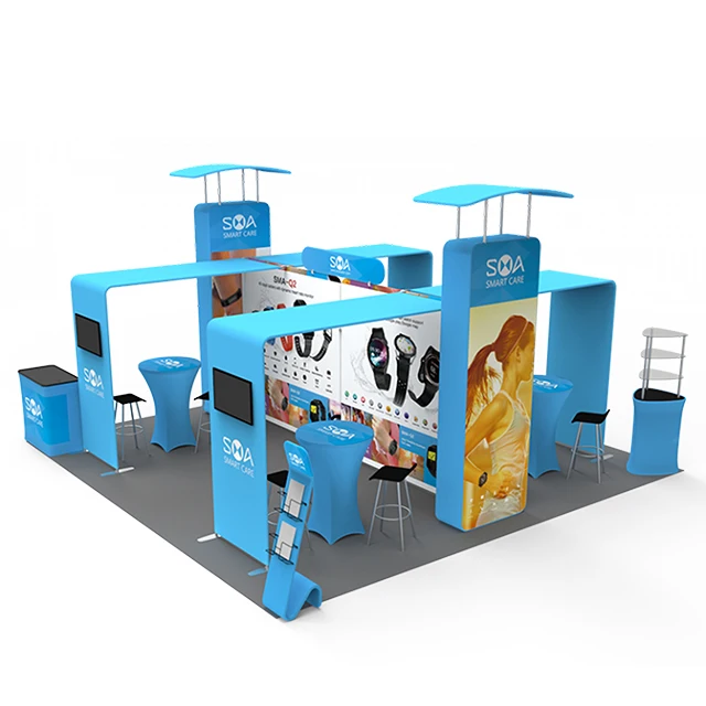 Hot Sales Custom Portable Modular Trade Show Display Booth Stand Mobile Event Exhibition Booth For Tradeshow
