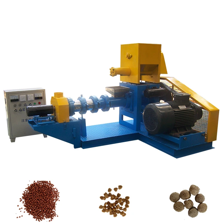 Pellet Animal Fish Feed Making Machine 200kg/H Pet Bird Piglets Food Mill Extruder Machine