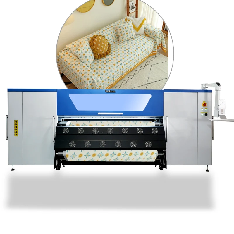 CMYK sublimation ink supply system high precision 3.2m print width 8 heads multicolor printing neon sublimation plotter