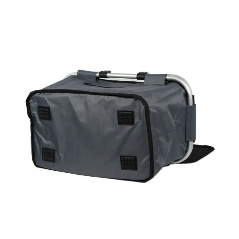 Hot Sales Foldable Space-Saving Super Light Large Capacity  In Supermarket  Shopping Basket