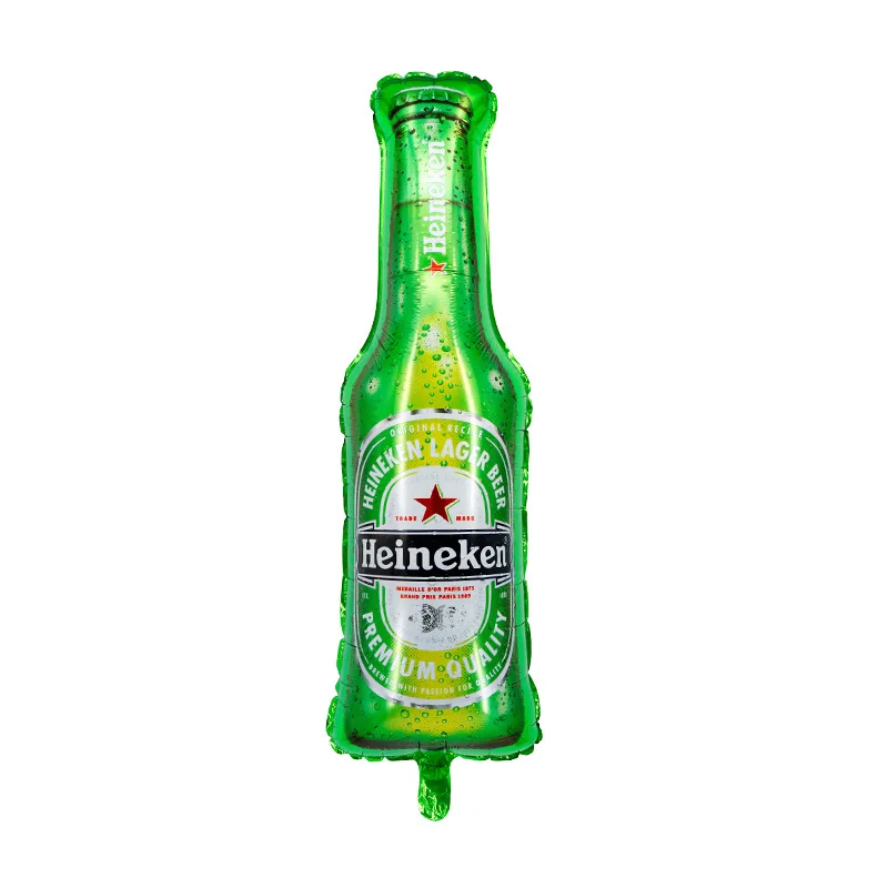 Wholesale Corona Heine ken Beer Bottle Aluminum Film Balloon Happy Birthday Party Decoration Toy Wedding Event Supplies Globos
