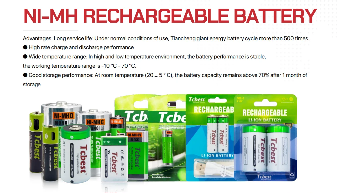 Factory Ni-MH Battery Pack 1.2v 2.4v 3.6v 4.8v 6v 7.2v 8.4v 9.6v 10.8v 12v 14.4v AA C OEM