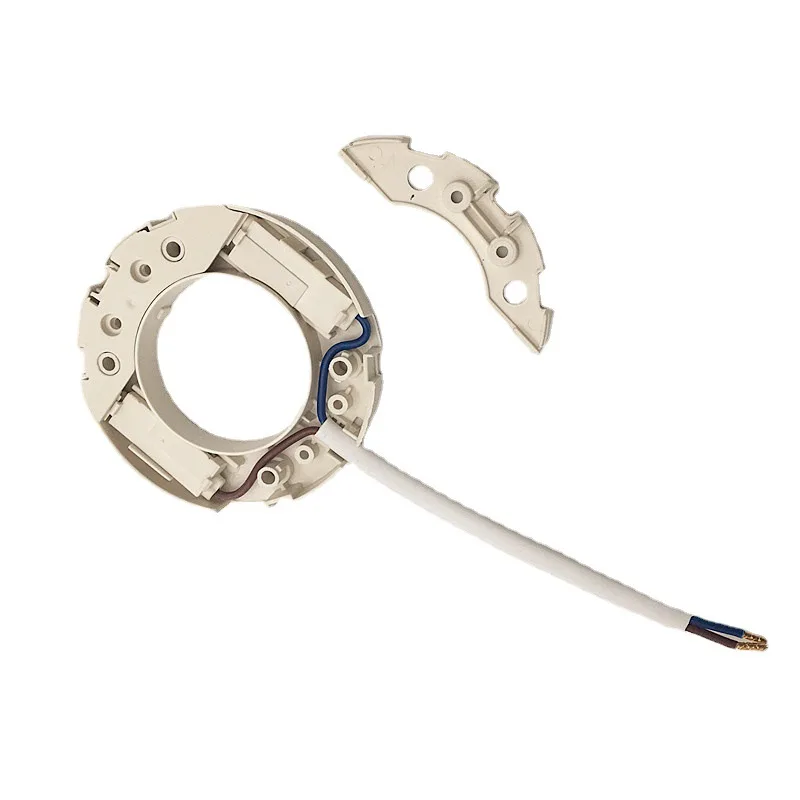 HoneyFly GX53 Cabinet Lamp Socket Plastic Cement Holder 250V 2A Connector Closet Bulb Base With 110mm Cable Lighting Accessories