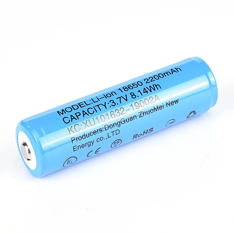 PSE Certificate 18650 battery 2200mAh 2200 mah 3.7v Rechargeable li-ion battery 18650 lithium ion batteries with PCM