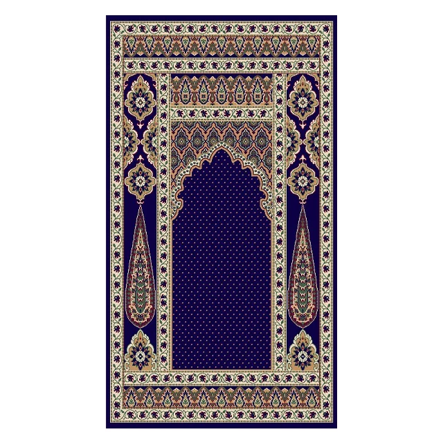 Soft Smooth Gloss Comfortable Rug is Made of Real Wool at Cheap Price for Prayer Room Mosque Masjid Wall to Wall Roll Carpet
