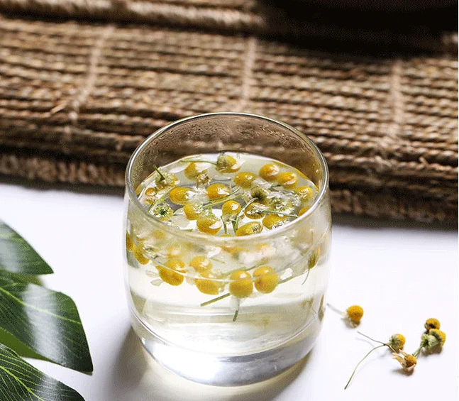 private label high quality Organic dried loose non-caffeinated Chamomile Flower tea  as  sleep Tea