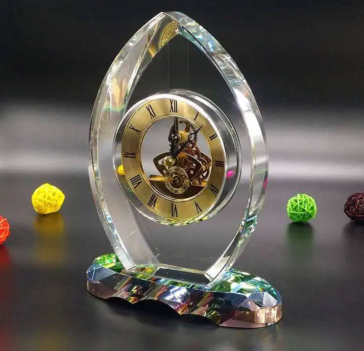 Dexi Hot Sale Wholesale Small Crystal Table Clock Electronic Clock For Lover And Girl Present clock