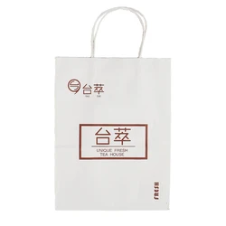 Custom fashion your own logo print bags paper wholesale kraft paper bag