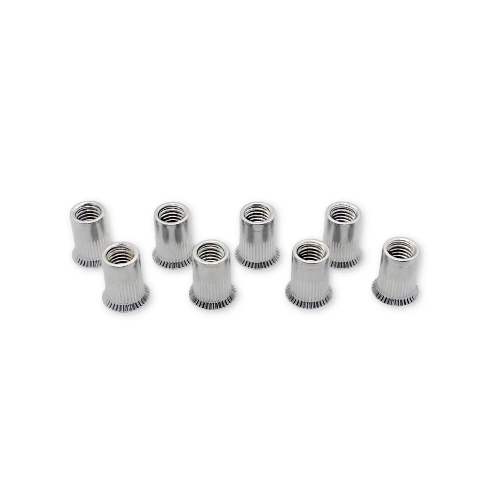 galvanized flat head Steel Zinc Plated threaded inserts countersunk Rivet Nut