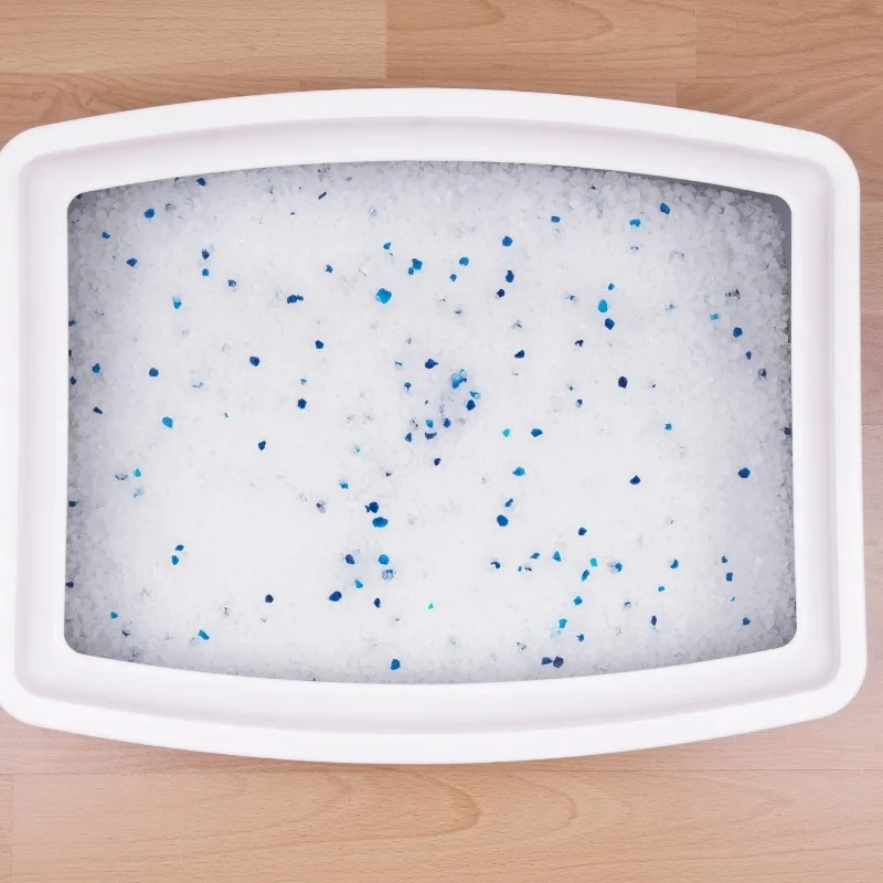 Lovepet 3.8L Silica Gel Crystal Cat Litter dust free White With 5% Blue Indicator Cat sand ARENA PARA GATOS