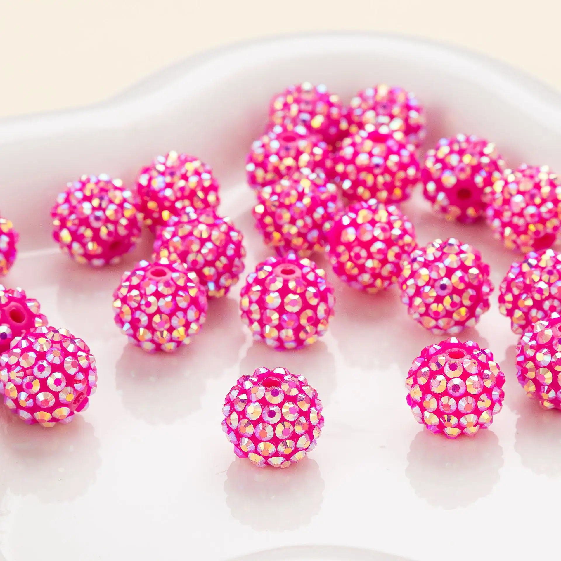 Acrylic, Plastic & Lucite Beads,Rhinestone Beads for Jewelry Making