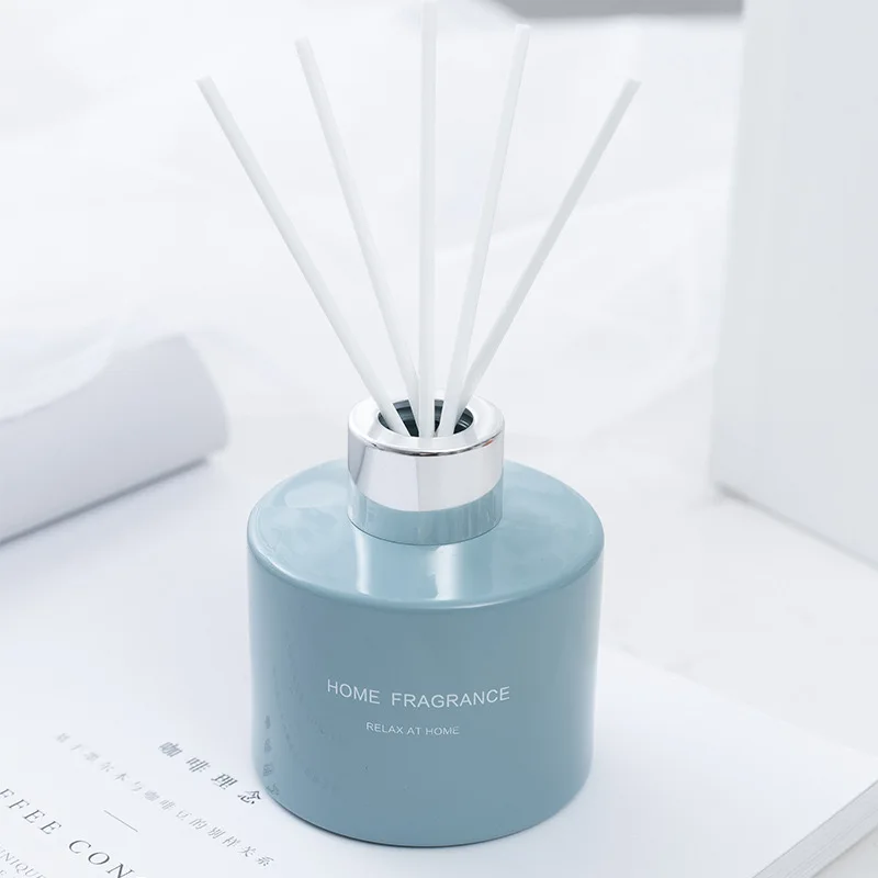 Different colors air fresher long lasting bedroom natural fragrance oil aromatic essential oil home reed diffuser perfume