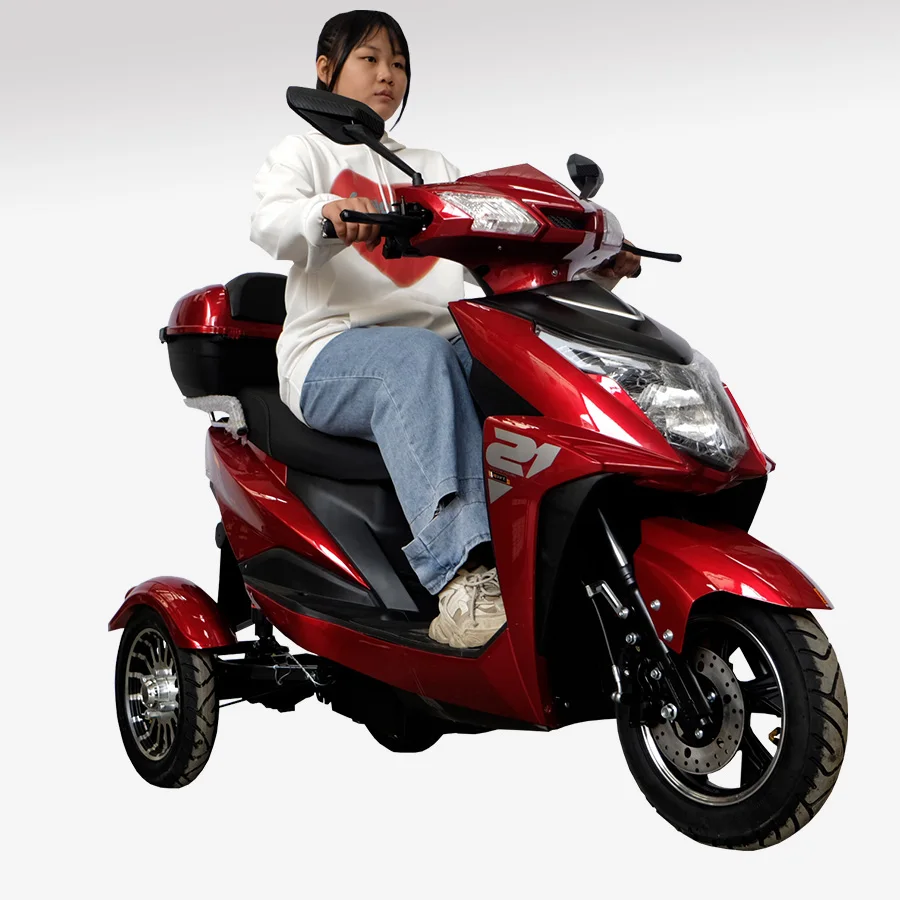 wholesale 3 wheeled electric mobility scooter green power leisure electric tricycles hangzhou mini electric cargo tricycle