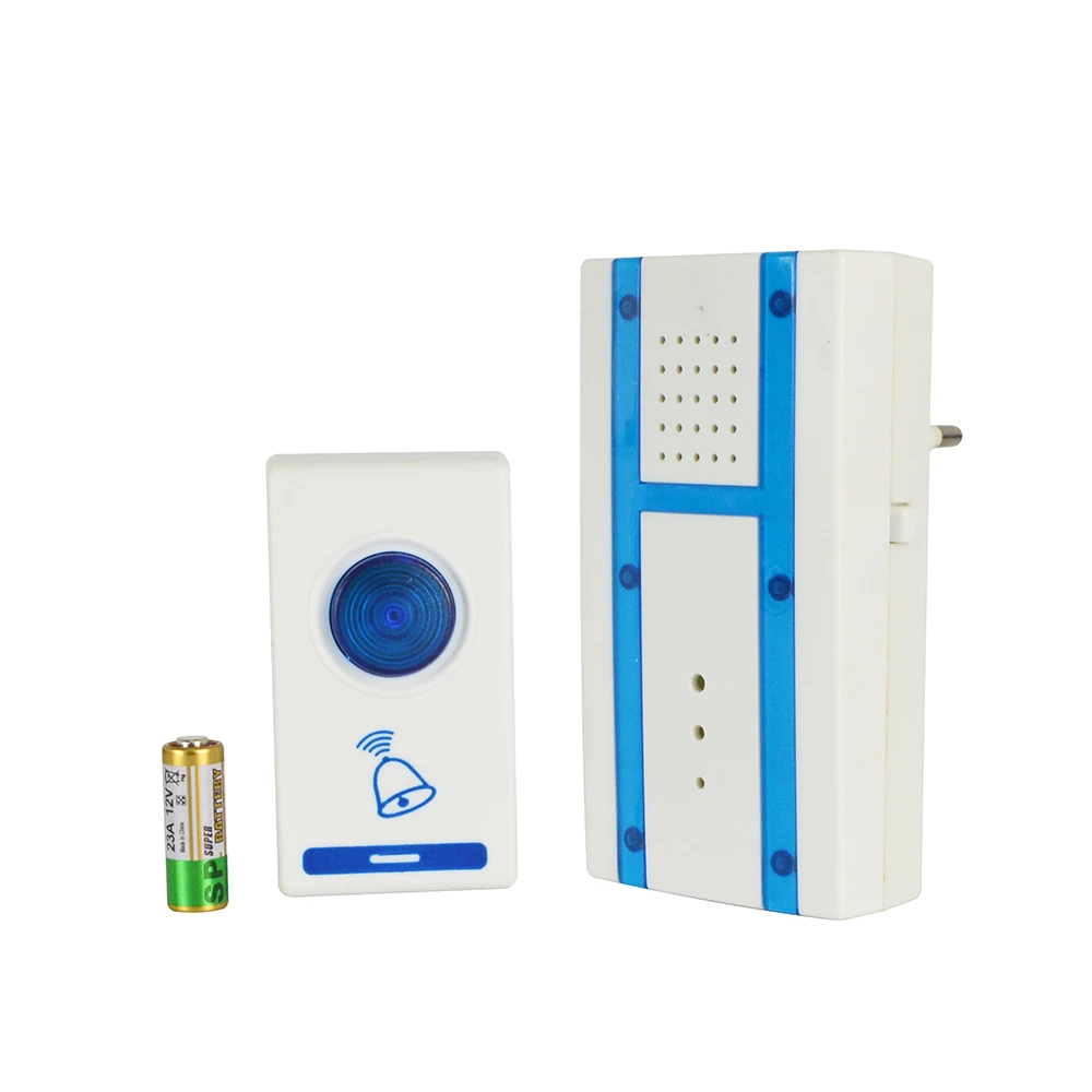 Battery Powered Dc Timbres Inalambricos 32 Melodies Remote Control Wireless Electrical Campainha Sem Fio Doorbell